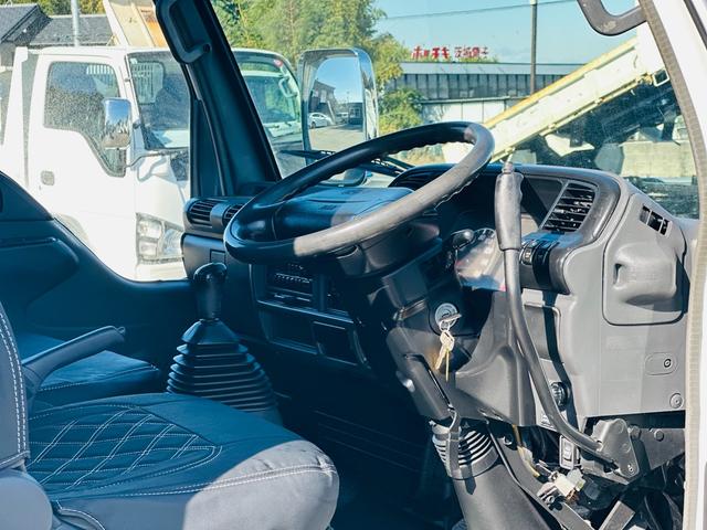 エルフトラック 3tダンプ ShinMaywaダンプ 4.8CommonRail アイドリングストップ クラッチフリー付 左電動格納ミラー 5速マニュアル(6枚目)