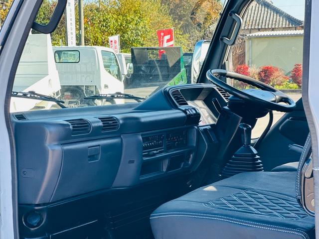 エルフトラック 3tダンプ ShinMaywaダンプ 4.8CommonRail アイドリングストップ クラッチフリー付 左電動格納ミラー 5速マニュアル(16枚目)