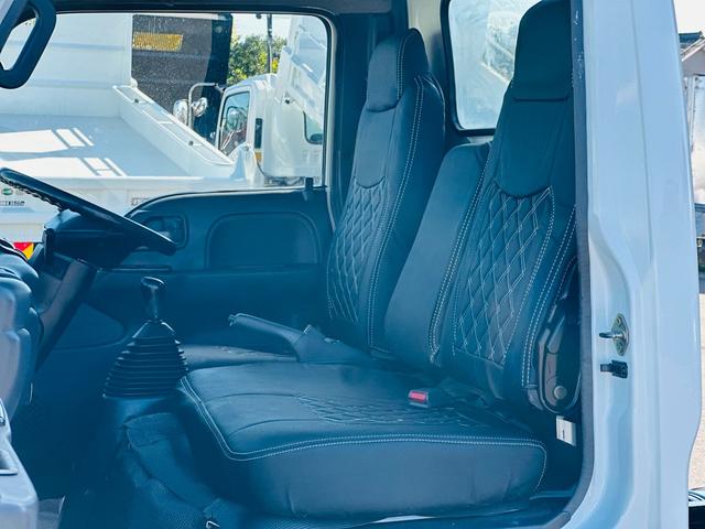 エルフトラック 3tダンプ ShinMaywaダンプ 4.8CommonRail アイドリングストップ クラッチフリー付 左電動格納ミラー 5速マニュアル(17枚目)