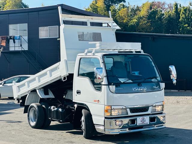 エルフトラック ２ｔ　ダンプ　ＳｈｉｎＭａｙｗａダンプ　４．８ＣＯＭＭＯＮ　ＲＡＩＬ　両側電動格納ミラー　アイドリングストップ　クラッチフリー付　走行距離６８８４９ＫＭ　ＥＴＣ（2枚目）