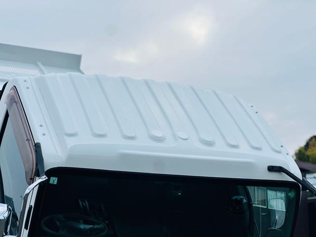 フォワード ３．８５ｔ　ダンプ　ＳｈｉｎＭａｙｗａ　ダンプ　ターボ　６速マニュアル　左電動格納ミラー　電動コボレーン　ロックピン×２　走行距離１１２０９５ＫＭ（34枚目）