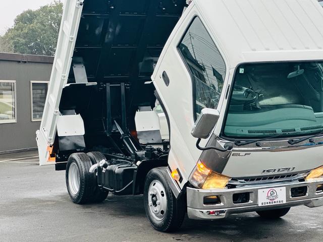 エルフトラック ３ｔ　ダンプ　ＫＹＯＫＵＴＯダンプ　ターボ　左電動格納ミラー　走行距離７９３９６　　６速マニュアル　ＥＴＣ（24枚目）