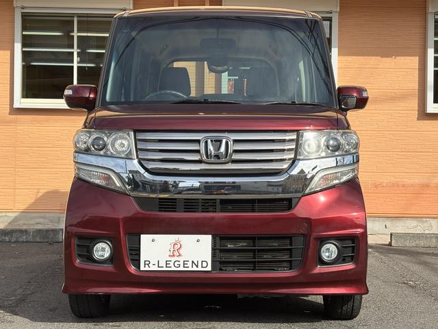 Ｎ－ＢＯＸカスタム Ｇ　両側スライド／オ－トライト／社外アルミホイ－ル／プッシュスタ－ト／スマ－トキ－／ＣＤ再生／ＡＵＸ入力／電動格納ミラ－／アイドリングストップ／ドアバイザ－／タイミングチェ－ン／ＩＳＯＦＩＸ（6枚目）