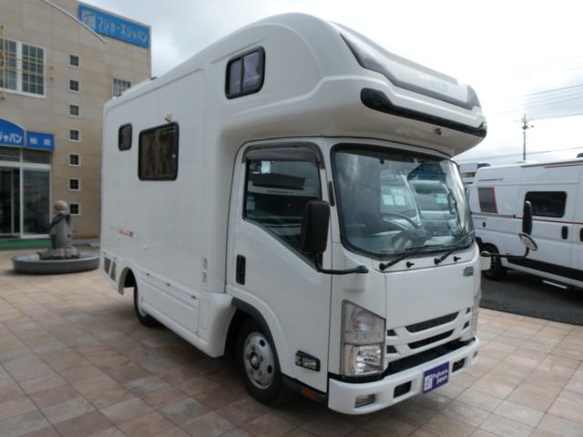エルフトラック 　日本特種ボディー　クレステッド　アイビス　家庭用エアコン　リチウムバッテリー　ソーラーパネル３枚　マックスファン　ＦＦヒーター　１５００Ｗインバーター（58枚目）