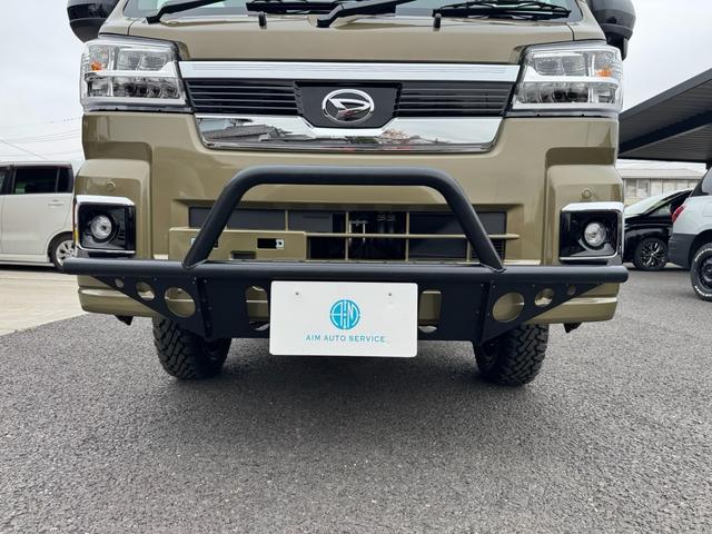 ハイゼットトラック ジャンボエクストラ リフトアップ/9インチDA/フルセグTV/前後ドラレコ/バックカメラ/前後ガードバー/14インチAW/マッドタイヤ/衝突軽減ブレーキ/届出済未使用車/LED/スマートキー/電動格納ミラー/4WD(14枚目)