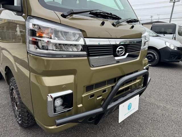 ハイゼットトラック ジャンボエクストラ リフトアップ/9インチDA/フルセグTV/前後ドラレコ/バックカメラ/前後ガードバー/14インチAW/マッドタイヤ/衝突軽減ブレーキ/届出済未使用車/LED/スマートキー/電動格納ミラー/4WD(16枚目)