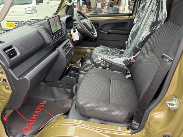 ハイゼットトラック ジャンボエクストラ リフトアップ/9インチDA/フルセグTV/前後ドラレコ/バックカメラ/前後ガードバー/14インチAW/マッドタイヤ/衝突軽減ブレーキ/届出済未使用車/LED/スマートキー/電動格納ミラー/4WD(27枚目)