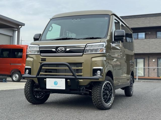 アトレー ＲＳ　４ＷＤ／リフトアップ／ガードバー／１４インチＡＷ／マッドタイヤ／純正９インチディスプレイオーディオ／フルセグＴＶ／バックカメラ／ＤＡ連動ドラレコ／両側電動パワスラ／届出済未使用車／衝突軽減ブレーキ（3枚目）