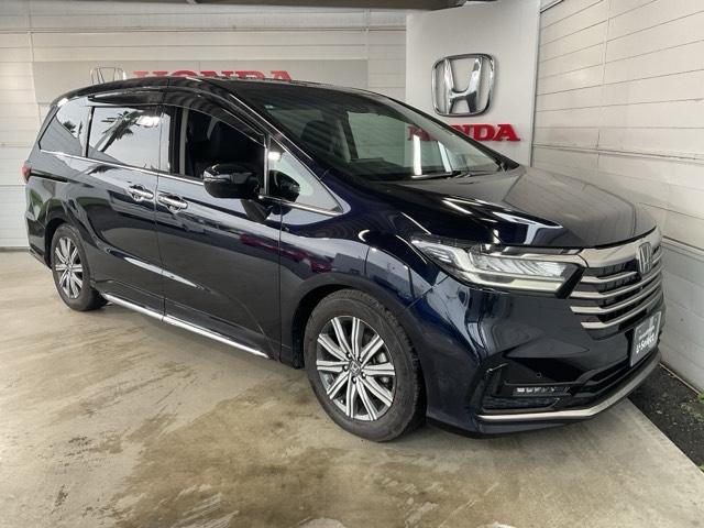 オデッセイ アブソルート　・前後ドラレコ装着車・ひょう害現状販売車　緊急ブレーキ　アラウンドビューモニター　スマートキー＆プッシュスタート　盗難防止　ＰＷシート　クルーズＣ　リアカメラ　ＥＴＣ装備　ナビＴＶ　ＬＥＤヘッドランプ（10枚目）