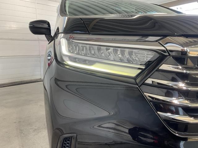 オデッセイハイブリッド ｅ：ＨＥＶアブソルート・ＥＸ　・前後ドラレコ装着車・ひょう害現状販売車　電動Ｒゲート　ＬＥＤライト　シ－トヒ－タ－　両側ＰＳＤ　パワ－シ－ト　Ｐアシスト　フルセグ　アイドルストップ　クルーズコントロール　ＤＶＤ再生機能　３列シート（11枚目）