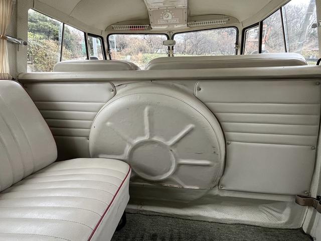 タイプII 　６５年モデル　コンビ　アーリーバス　１１Ｗ　フロントリアサファリウィンドウ　ヒーター　ローダウン　キャリア　７人（43枚目）