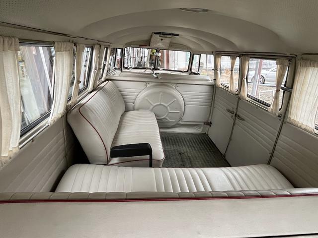 タイプII 　６５年モデル　コンビ　アーリーバス　１１Ｗ　フロントリアサファリウィンドウ　ヒーター　ローダウン　キャリア　７人（58枚目）