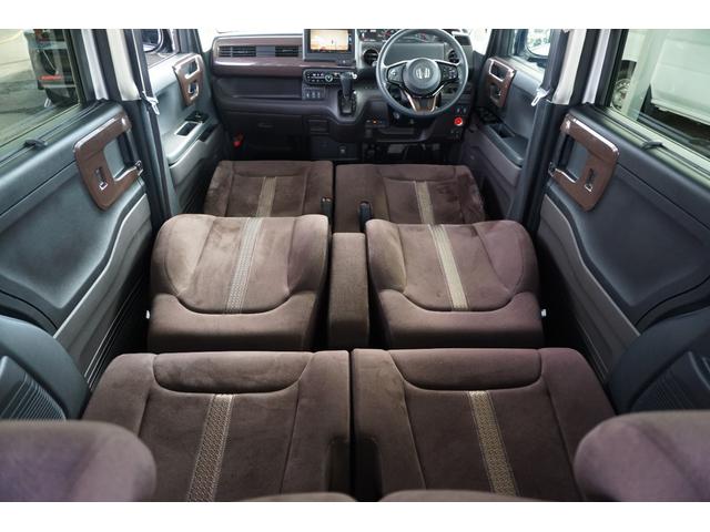Ｎ－ＢＯＸ Ｇ・Ｌホンダセンシングカッパーブラウンスタイル　ホンダセンシング／衝突軽減ブレーキ／サイドカーテンエアバッグ／クルーズコントロール／ＬＥＤヘッドライト／両側パワースライドドア／スチールホイール／２トーンカラー／ＥＴＣ／純正ナビ／バックカメラ／ＢＴＡ（54枚目）