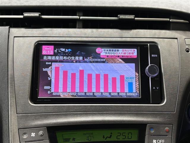 プリウス Ｇ　Ａストップ　１オーナー車　Ｒカメラ　スマ－トキ－　ＡＵＸ　パワーステアリング　エアバック　ナビ＆ＴＶ　電動パワーシート　サイドエアバック　ＡＡＣ　整備記録簿　クルコン　ＥＴＣ付　イモビライザー　ＡＷ（15枚目）
