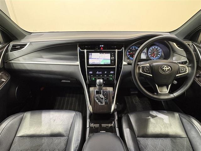 ハリアー エレガンス　フルエアロ　純正ナビ　フルセグＴＶ　ブルートゥース　ＤＶＤ再生　リヤカメラ　ＥＴＣ　ドライブレコーダ　スマ－トキ－　オートエアコン　クルーズコントロール　ＬＥＤライト　プリクラッシュセーフティ　アルミ（11枚目）