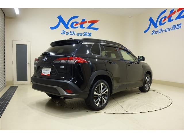 カローラクロス ハイブリッド Z ディスプレイオーディオナビ フルセグTV ブルートゥース DVD再生 リヤカメラ ETC スマートキー シートヒーター クルーズコントロール LEDライト 電動バックドア セーフティセンス アルミ(7枚目)