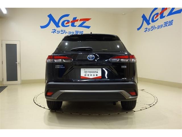 カローラクロス ハイブリッド Z ディスプレイオーディオナビ フルセグTV ブルートゥース DVD再生 リヤカメラ ETC スマートキー シートヒーター クルーズコントロール LEDライト 電動バックドア セーフティセンス アルミ(8枚目)