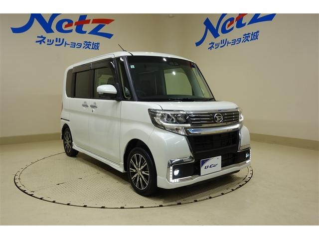 タント カスタムＸ　トップエディションＶＳ　ＳＡＩＩＩ　横滑り防止　衝突回避支援ブレーキ　両側オートスライドドア　ＥＴＣ車載器　地デジ　オートエアコン　スマートキー　ＬＥＤ　記録簿　キーフリーシステム　ナビＴＶ　バックモニター　ＤＶＤ再生　イモビライザー（5枚目）