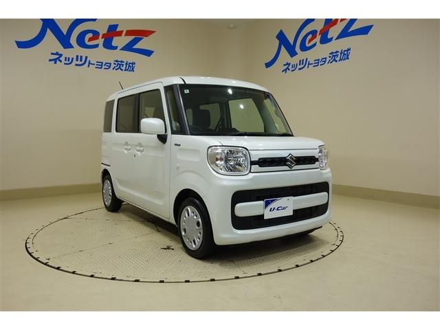 スペーシア ハイブリッドG 社外ナビ フルセグTV ブルートゥース DVD再生 リヤカメラ ETC スマートキー オートエアコン アイドリングストップ パワーステアリング パワーウインドウ デュアルエアバッグ ロングラン保証(5枚目)