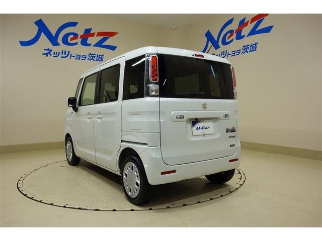 スペーシア ハイブリッドG 社外ナビ フルセグTV ブルートゥース DVD再生 リヤカメラ ETC スマートキー オートエアコン アイドリングストップ パワーステアリング パワーウインドウ デュアルエアバッグ ロングラン保証(9枚目)