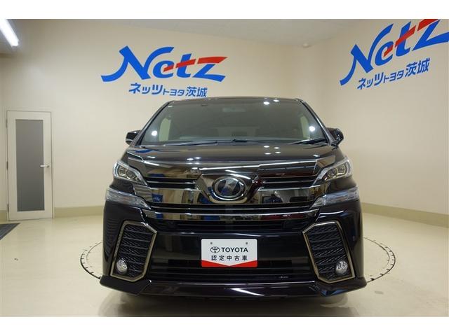 ヴェルファイア 2.5Z ゴールデンアイズ エンジンスターター 10型純正ナビ フルセグTV ブルートゥース DVD再生 後席モニター リヤカメラ ETC スマートキー オートエアコン クルーズコントロール LEDライト 両側電動ドア アルミ(4枚目)