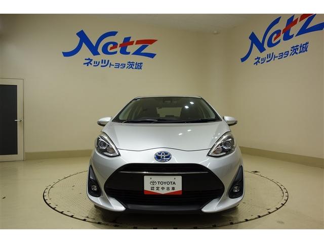 アクア Sスタイルブラック AUX端子 ECOモード 記録簿あり バックモニタ- 地デジフルセグ ナビTV イモビライザー LEDライト スマートキープッシュスタート ETC付き Wエアバッグ キーフリ メモリーナビゲーション(4枚目)