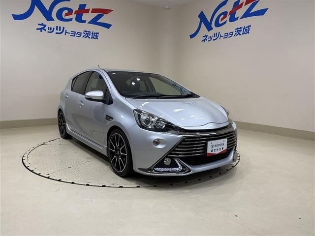 アクア G G’s 純正ナビ ワンセグTV ブルートゥース リヤカメラ ETC スマートキー オートエアコン パワーステアリング パワーウインドウ デュアルエアバッグ アルミホイール ロングラン保証(5枚目)