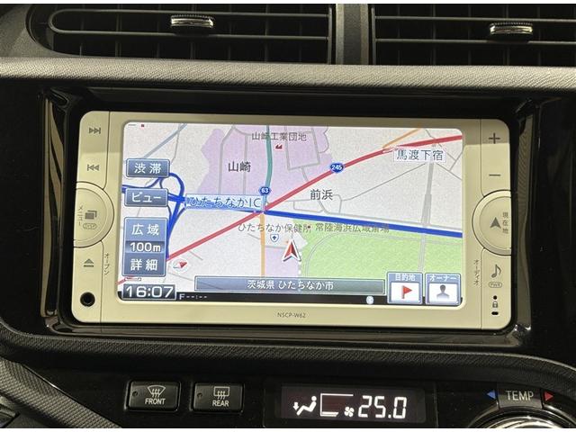 アクア G G’s 純正ナビ ワンセグTV ブルートゥース リヤカメラ ETC スマートキー オートエアコン パワーステアリング パワーウインドウ デュアルエアバッグ アルミホイール ロングラン保証(12枚目)