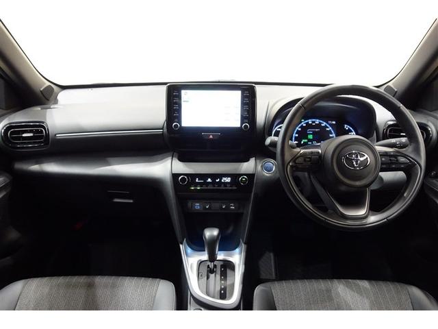 ヤリスクロス ハイブリッドZ インテリジェントキー アルミホイル LEDライト 1オ-ナ- リアカメラ クルーズコントロール 整備記録簿 横滑り防止システム ナビTV メモリーナビゲーション 電動シ-ト パワステ オートエアコン(12枚目)