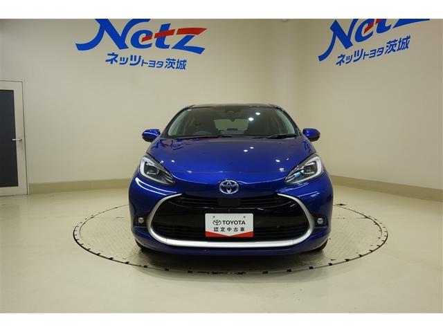 アクア Z LEDヘッドライト スマートキー 100V電源 イモビライザー アルミホイール ドライブレコーダー オートクルーズコントロール 点検記録簿 エアコン ESC ナビ カーテンエアバッグ ETC キーレス(3枚目)