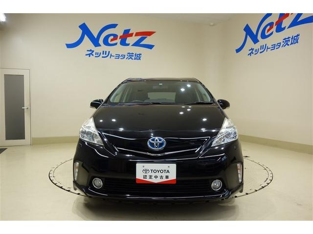 プリウスα Sツーリングセレクション 点検記録簿付 Bカメ Aストップ 地デジフルセグ ナビ・テレビ アルミ スマ-トキ- 横滑り防止システム サイドエアバッグ DVD再生機能 LEDヘットライト イモビライザー 助手席エアバック ABS(4枚目)