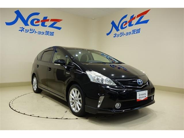 プリウスα Sツーリングセレクション 点検記録簿付 Bカメ Aストップ 地デジフルセグ ナビ・テレビ アルミ スマ-トキ- 横滑り防止システム サイドエアバッグ DVD再生機能 LEDヘットライト イモビライザー 助手席エアバック ABS(5枚目)