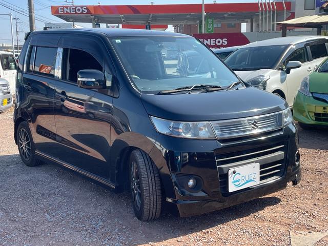 ワゴンＲスティングレー リミテッドＩＩ　ドライブレコーダー　ＥＴＣ　ナビ　ＴＶ　オートライト　ＨＩＤ　スマートキー　電動格納ミラー　シートヒーター　ＣＶＴ　盗難防止システム　ＡＢＳ　ＣＤ　アルミホイール　衝突安全ボディ　エアコン　ダウンサス（13枚目）