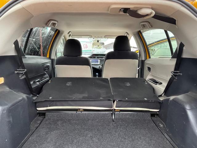 アクア S ETC ナビ TV スマートキー アイドリングストップ 電動格納ミラー シートヒーター CVT 衝突安全ボディ ABS ESC Bluetooth エアコン パワーステアリング パワーウィンドウ(42枚目)