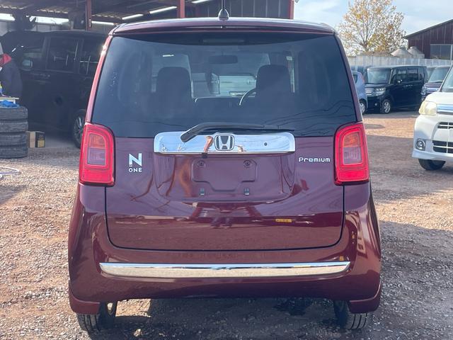 N-ONE プレミアム ツアラー ETC バックカメラ ナビ TV HID スマートキー アイドリングストップ ベンチシート CVT 盗難防止システム ABS ESC CD DVD再生 USB チップアップシート アルミホイール(16枚目)
