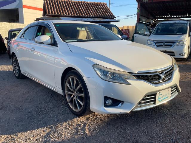 マークＸ プレミアム　Ｂｌｕｅｔｏｏｔｈ音楽　ハーフレザーシート　ＥＳＣ　衝突安全ボディ　スマキー　エアコン　ＥＴＣ車載器　フルセグ地デジ　オートクルーズ　ＤＶＤ　パワーシート　キーフリー　盗難防止システム　ナビ＆ＴＶ（22枚目）