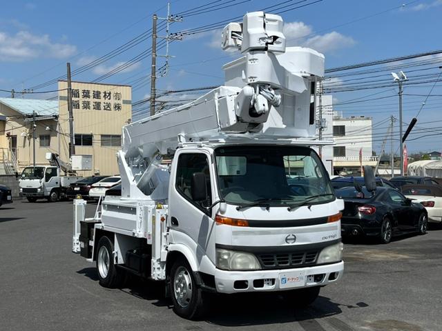 　高所作業車　アイチコーポレーション　ＳＮ１５Ｂモデル　電工仕様　サブバッテリータイプ　外装仕上げ済　地上高１４．６ｍ　ウインチ　油圧取り出し　サブブーム　絶縁バケット　絶縁ブーム　バックアイ　ＥＴＣ(2枚目)