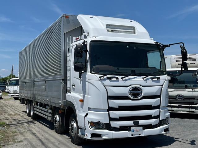 プロフィア 　３８０馬力　積載１３４００ｋｇ　バックモニタ　７速ＭＴ　トレクス製　箱長さ９６０ｃｍ幅２４１ｃｍ高さ２５８ｃｍ　車内上級グレード仕様　磁石式リターダ　ライトウォッシャー　リアエアサス　センターローラー（3枚目）