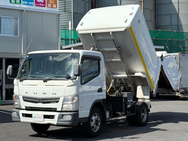 キャンター パッカー車　６．５立米　新明和製ボデー　巻き込み式パッカー　連続スイッチ　最大積載量３３００ｋｇ　汚水タンク　デュオニック２ペダル（ＡＴ限定運転可）（2枚目）