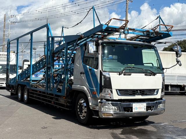 ファイター キャリアカー　５台積みキャリアカー　細谷車体　ラジコン　アルコア製アルミホイール　２デフ　リターダー　最大積載量９６００ｋｇ　６Ｍ６０エンジン　荷台寸法：長さ１０５０ｃｍ幅２３２ｃｍ　荷台中心部ギャップ：１９０ｃｍ（24枚目）