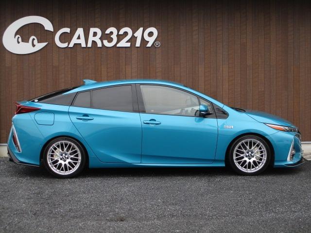 プリウスPHV  SilkBlazeフロントエアロ AIMGAINリアエアロ BBS製18AW プリクラッシュセーフティ ビルシュタイン車高調 レーダークルーズ 社外エアクリーナー BSM LKA ステアリングヒーター(9枚目)