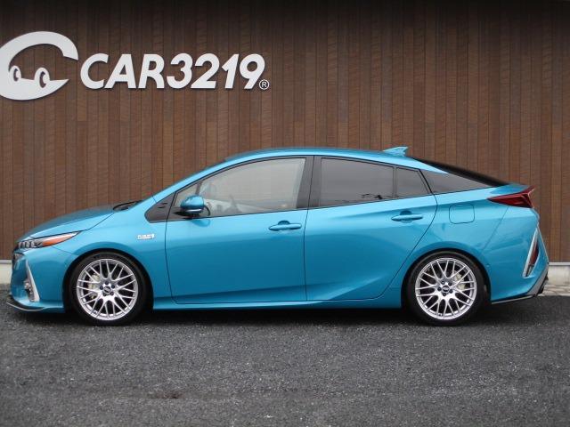 プリウスPHV  SilkBlazeフロントエアロ AIMGAINリアエアロ BBS製18AW プリクラッシュセーフティ ビルシュタイン車高調 レーダークルーズ 社外エアクリーナー BSM LKA ステアリングヒーター(10枚目)
