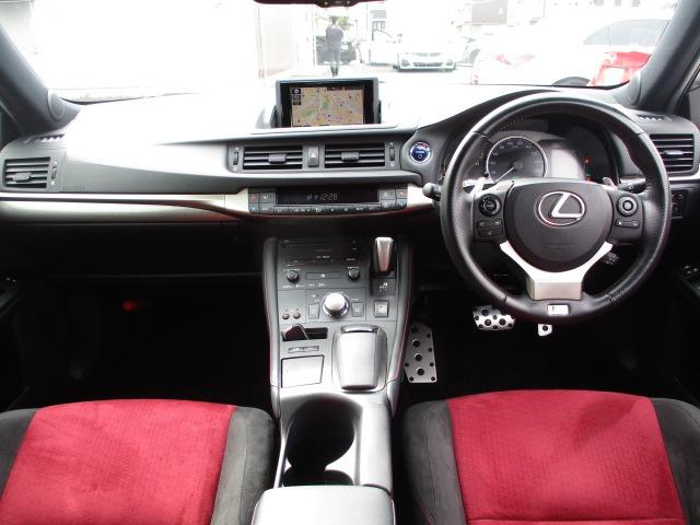 CT CT200h Fスポーツ 後期型 TRD4本出し S/Rエアロ ルーフ黒ツートン Fスポーツ専用スピンドル クリアランスソナー パワーシート ナビ変色無し スマートキー シートヒーター Bluetooth 17インチ専用AW(15枚目)