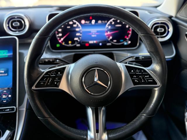Cクラスステーションワゴン C200ステーションワゴン アバンギャルド ワンオーナー アンビエントライトプレミアム ベーシックPKG レーダーセーフティPKG デジタルライト(ウルトラハイビーム付) ARナビ ヘッドアップディスプレイ ワイヤレスチャージ 360カメラ(11枚目)