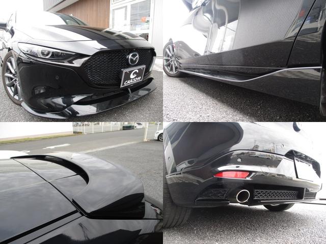 MAZDA3ファストバック XDバーガンディ セレクション 赤革シート シグネチャースタイル(F/S/Rエアロ) OP全周囲カメラ スマートブレーキ 追従レーダークルーズ ルーフ スポイラー ブラインドスポット ローダウン シートヒーター オートホールド(2枚目)