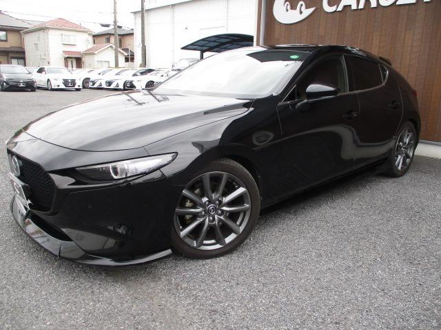 MAZDA3ファストバック XDバーガンディ セレクション 赤革シート シグネチャースタイル(F/S/Rエアロ) OP全周囲カメラ スマートブレーキ 追従レーダークルーズ ルーフ スポイラー ブラインドスポット ローダウン シートヒーター オートホールド(9枚目)