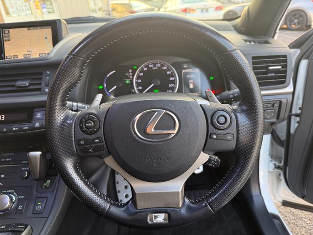 CT CT200h Fスポーツ LEDヘッドライト Fスポーツ専用スピンドル クルーズコントロール シートヒーター パワーシート プッシュスタート&スマートキー ナビ Bカメラ BT TV 17インチ専用AW 革調シートカバー(24枚目)