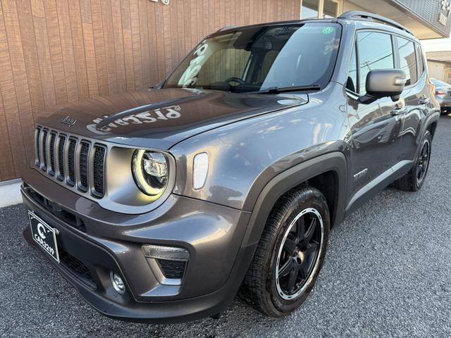 ジープ・レネゲード リミテッド　後期型　ＣａｒＰｌａｙ　ＬＥＤヘッドライト　黒革シート　レーダークルーズ　電子パーキング　クリアランスソナー　シートヒーター　ステアリングヒーター　　社外１７ＡＷ　１７インチ純正アルミ／サマータイヤ付（10枚目）