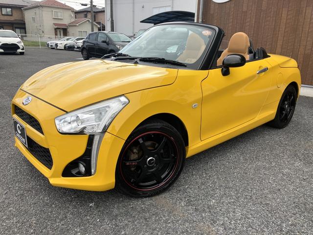 コペン ローブ　５速ＭＴ　ロッソモデロマフラー　社外１６ＡＷ　シートヒーター　パナソニックナビ　プッシュスタート　電動オープン動作確認済み（11枚目）