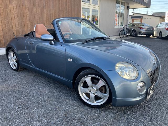 コペン アクティブトップ 5速マニュアル 社外マフラー リアスポイラー シートヒーター レザー調カバー キーレス HIDヘッドライト 社外15インチAW ナビ Bluetooth接続可能 CD DVD(7枚目)